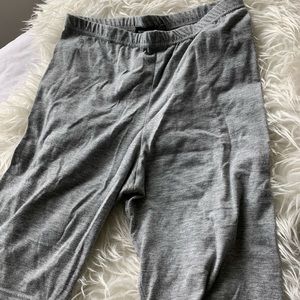 Grey PLT biker shorts